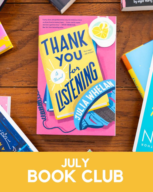 July 2024 Book Club Member Goodies