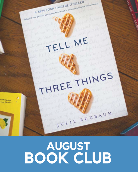 August 2021 Book Club Member Goodies