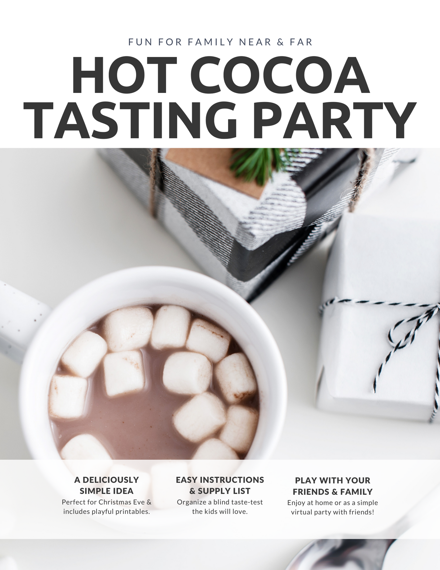 Hot Cocoa Tasting Party — A Christmas Eve Activity for Families