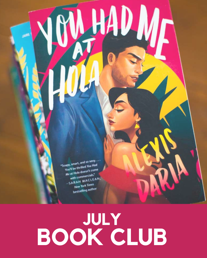 July 2021 Book Club Member Goodies
