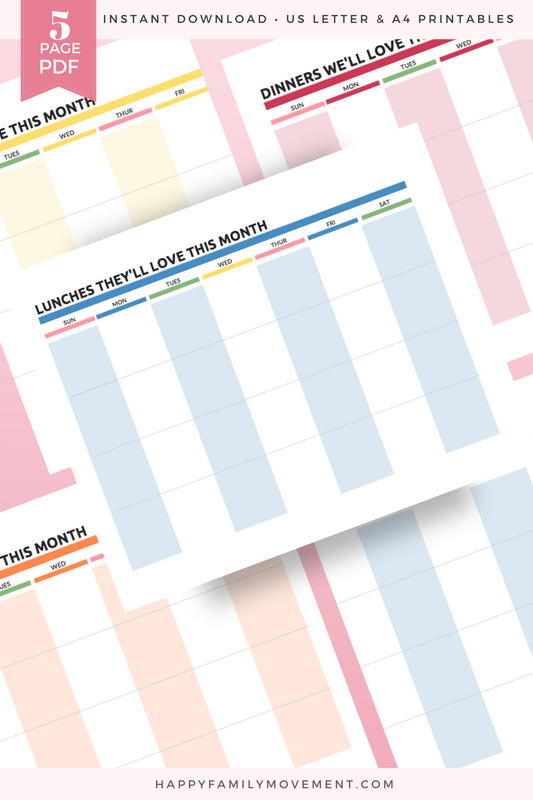 Monthly Meal Planner