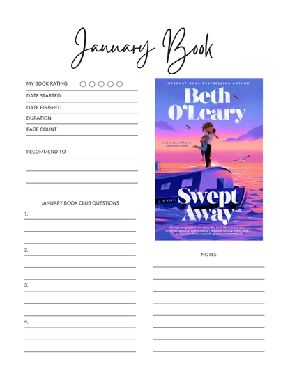 Official 2026 Peanut Blossom Book Club Journal {Digital Download}