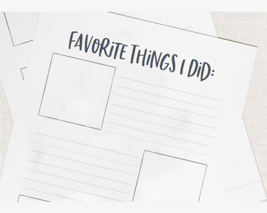 Happy Family Travel Journal for Kids