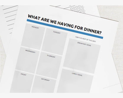 Family Favorites Meal Planner