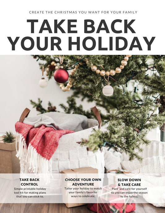 The ULTIMATE Take Back Your Holiday Workshop Bundle